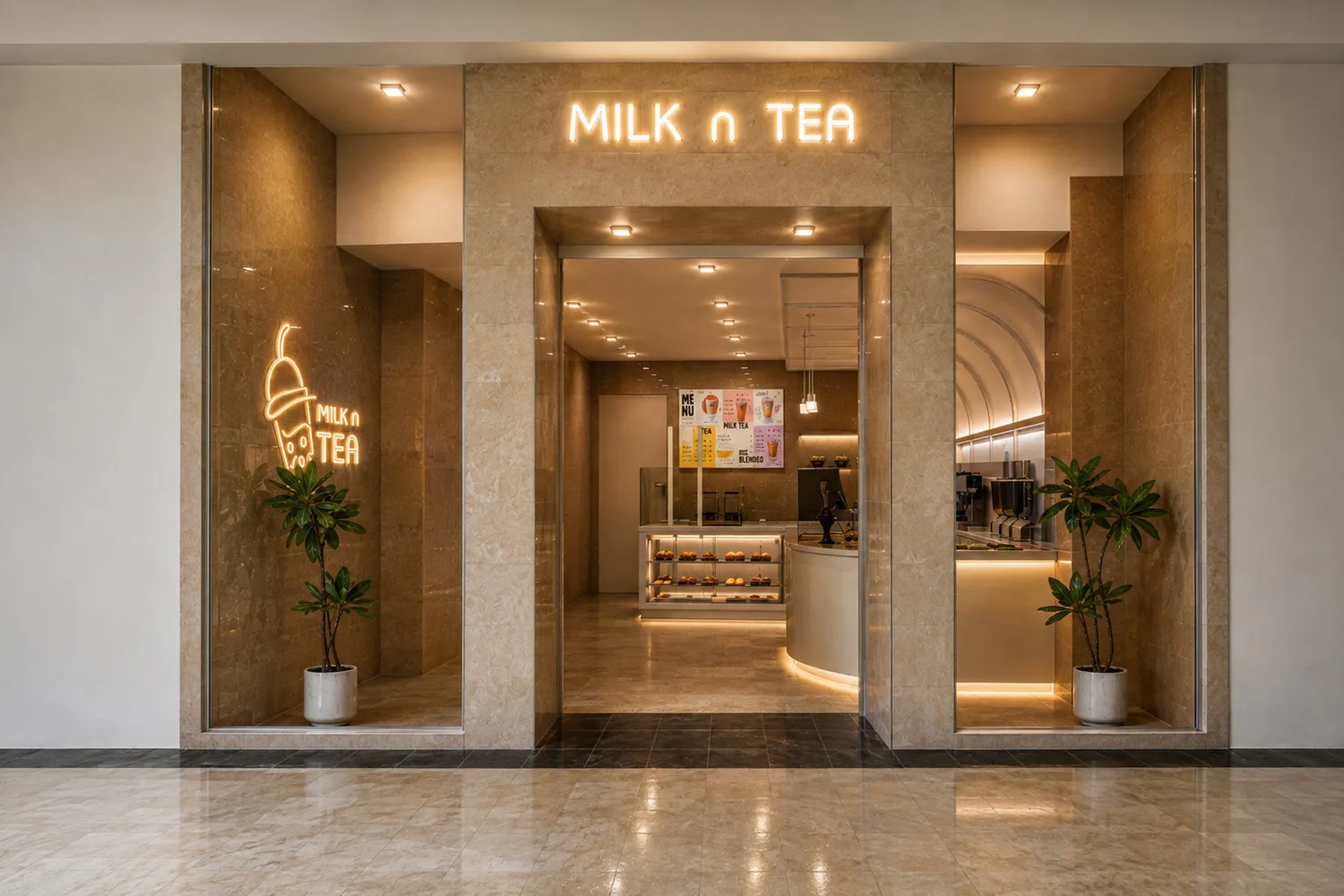 Coffee and Boba Cafe, Texas, USA — hospitality project
