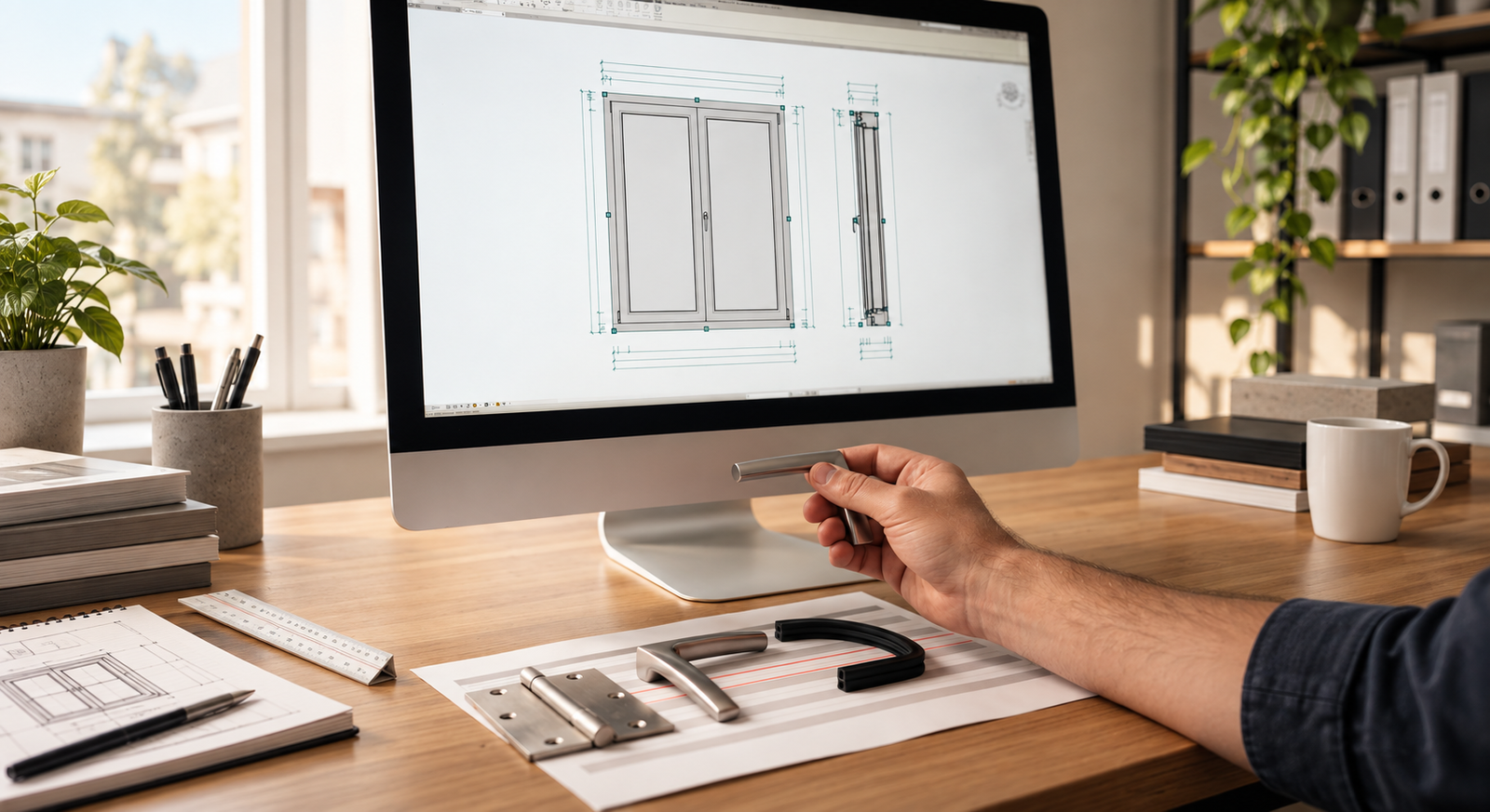 Parametric Revit family geometry displayed for review.